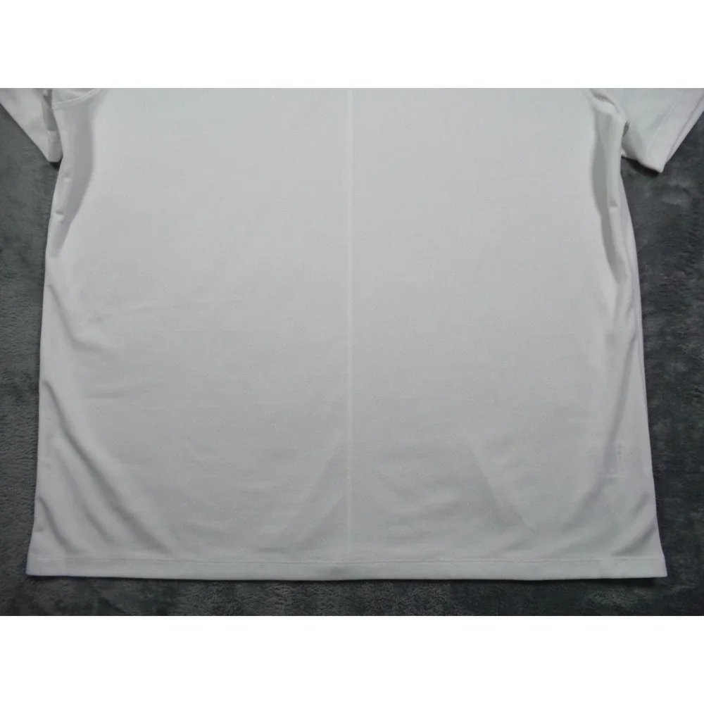 Nike Golf Shirt Mens Size XXL White Solid Dri-FIT Victory Polo Short Sleeve